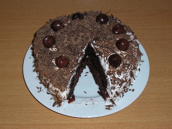 black forrest inspired cake