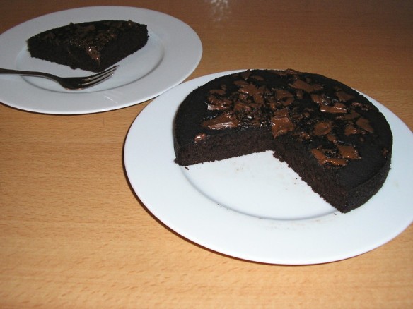 Semolina Chocolate Coffee Cake